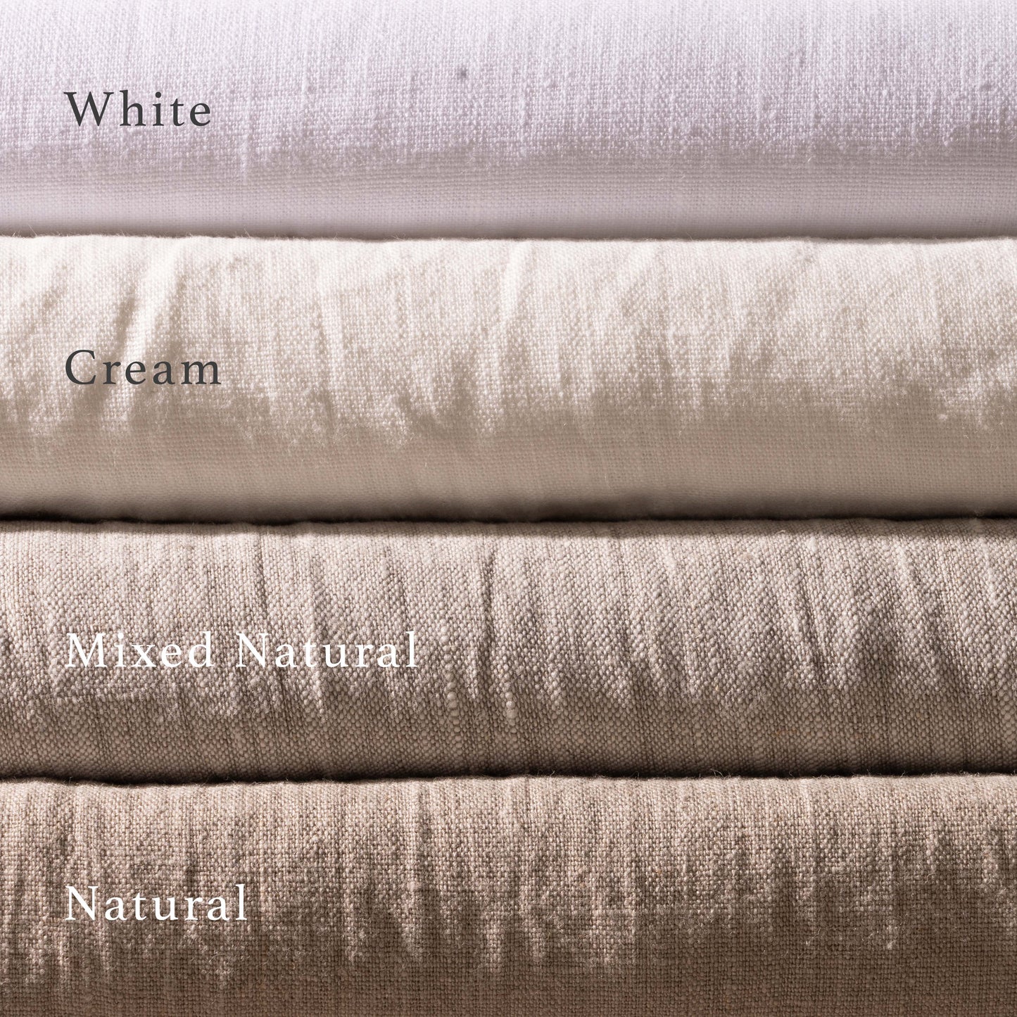 100% Linen Medium Weight Extra Wide Fabric 112" Wide, 5.5 oz