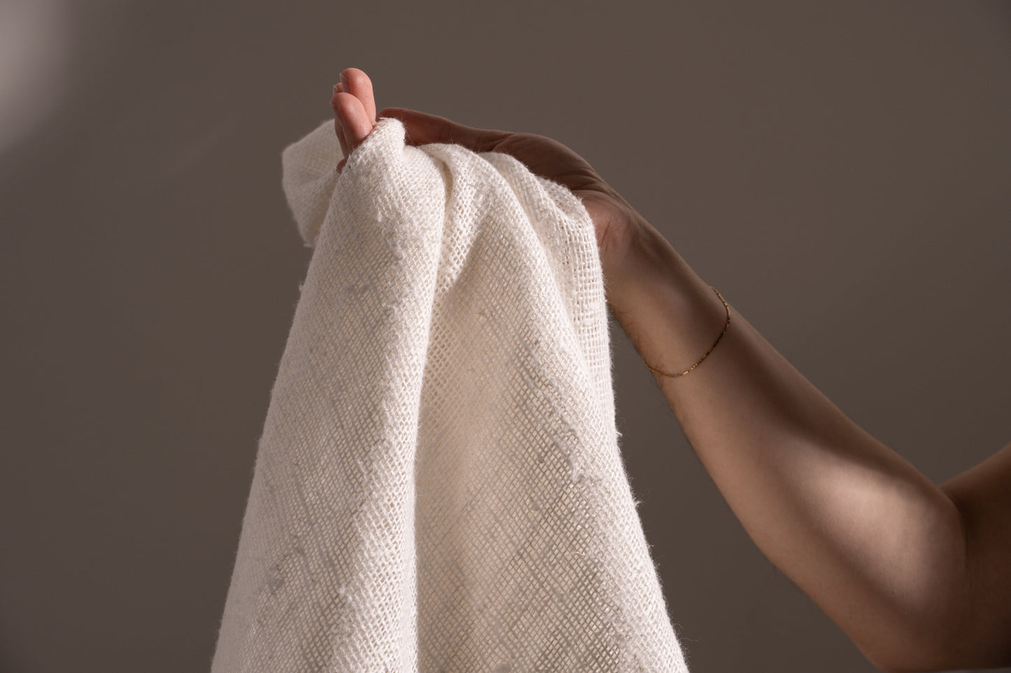 Washed Open Weave Linen Swatch