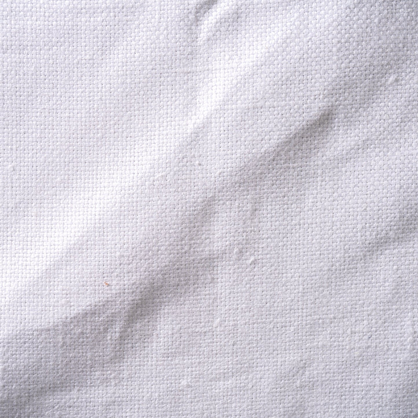 14.5 oz/sq yard 100% Upholstery Weight Linen in White Swatch