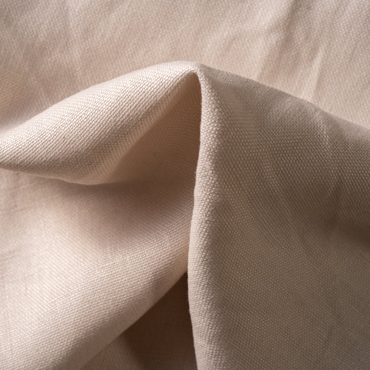 12 oz/sq yard 100% Upholstery/ Slipcover Weight Linen in Parchment Swatch
