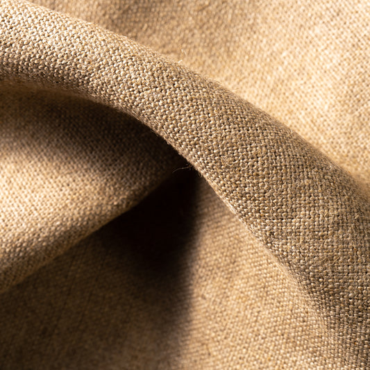 Upholstery Weight 100% Linen (12.5 oz/square yard) in Burlap Warm