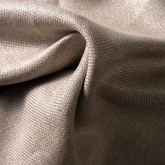 14.5 oz/sq yard 100% Upholstery Weight Linen in Natural Swatch
