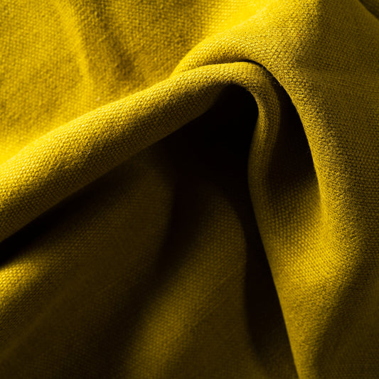 14.3 oz/sq yard 100% Upholstery/ Slipcover Weight Linen in Dijon Swatch