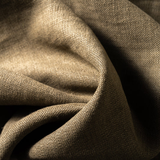 14.3 oz/sq yard 100% Upholstery/ Slipcover Weight Linen in Moss Swatch
