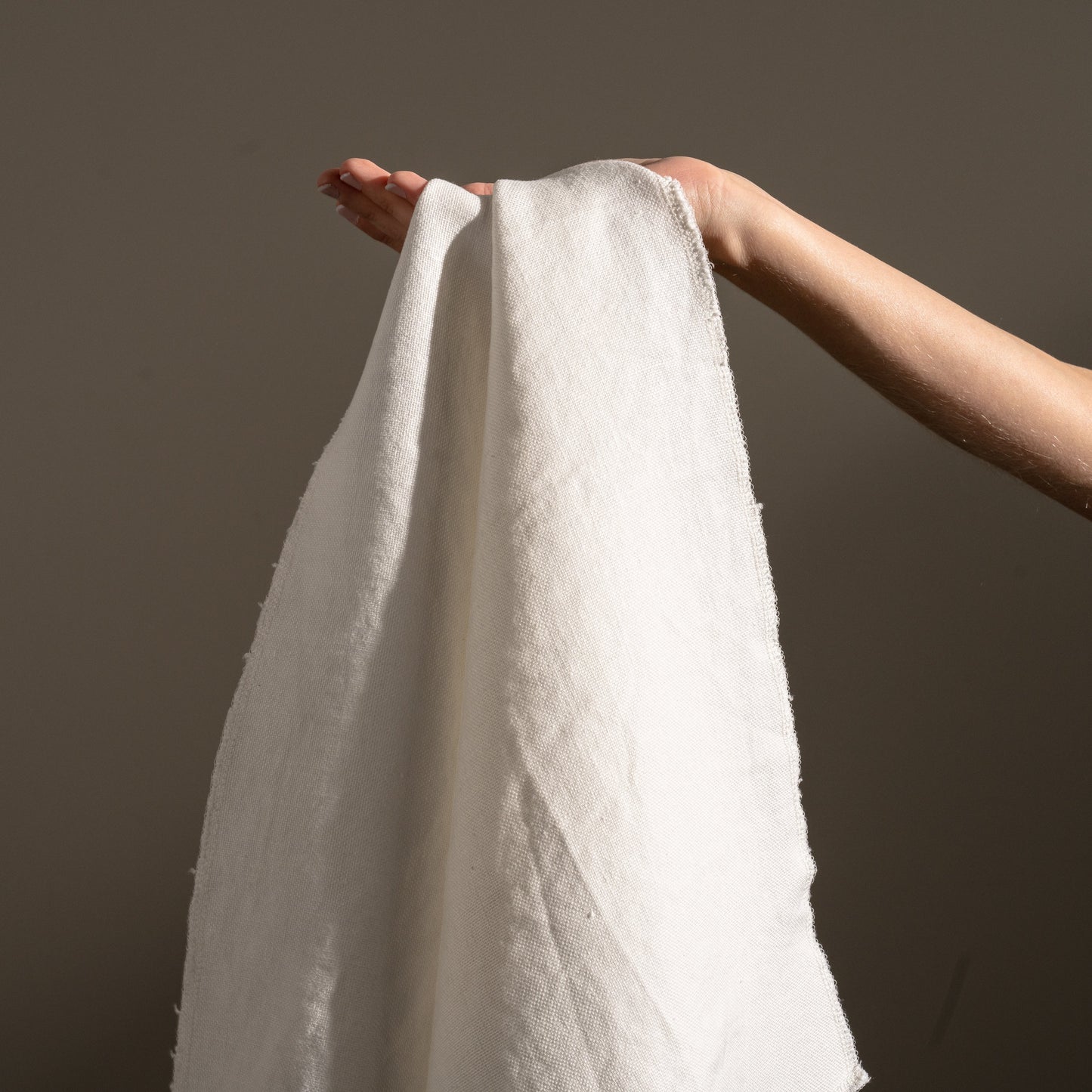 12 oz/sq yard 100% Upholstery/ Slipcover Weight Linen in Cream