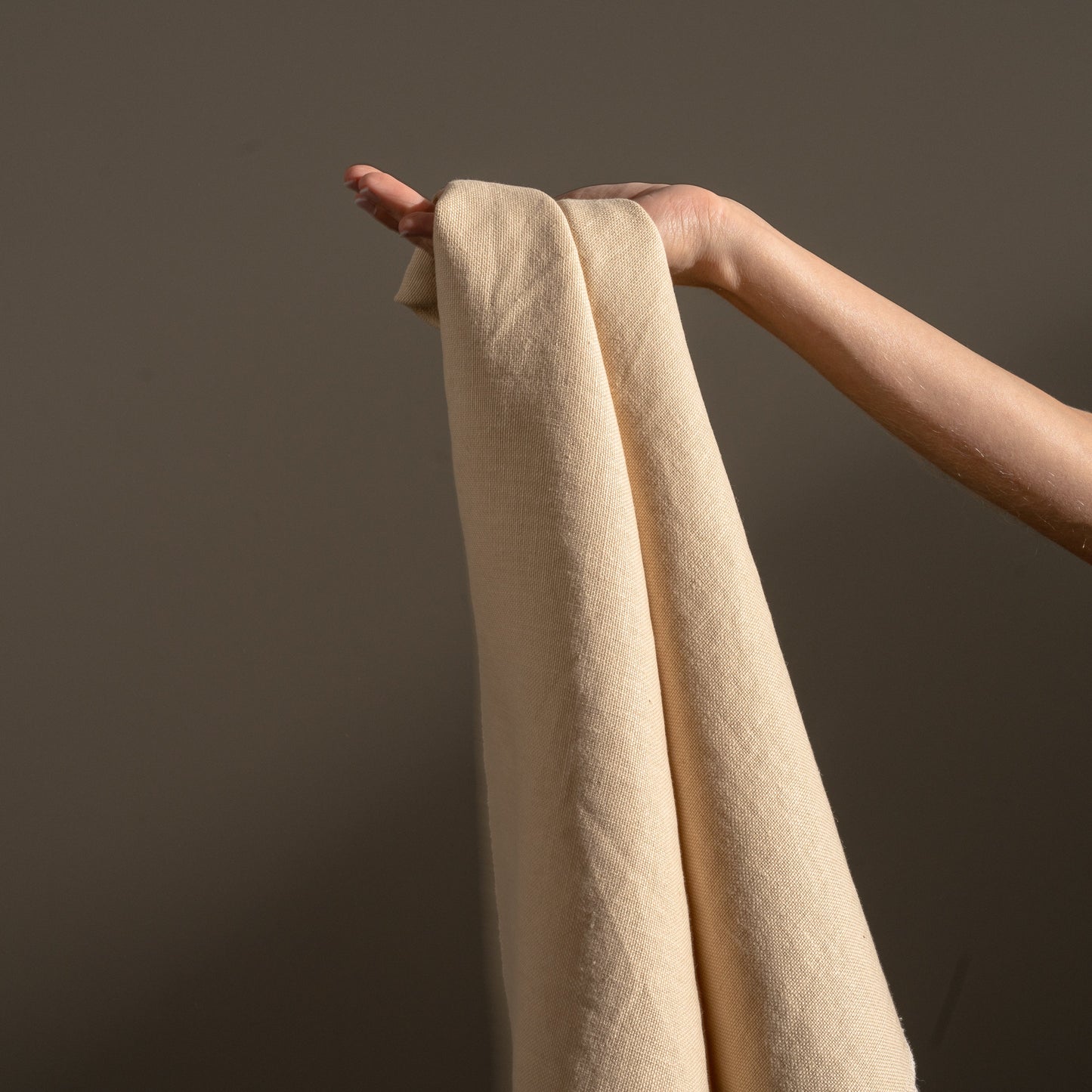 12 oz/sq yard 100% Upholstery/ Slipcover Weight Linen in Cashew