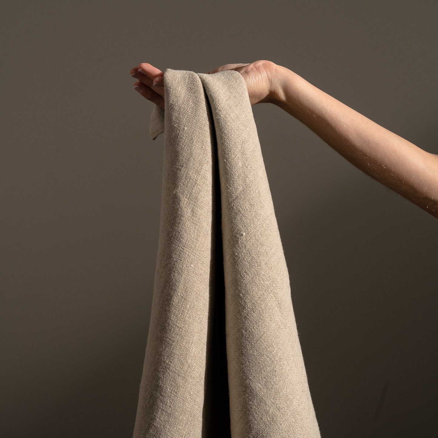 14.3 oz/sq yard 100% Upholstery/ Slipcover Weight Linen in Natural