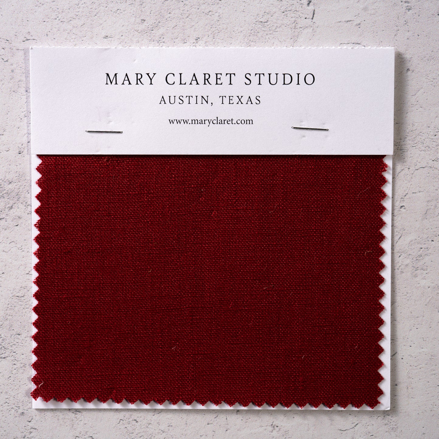 Medium Weight Fabric by the Yard Red (5.5 Oz/Sq Yard) Swatch