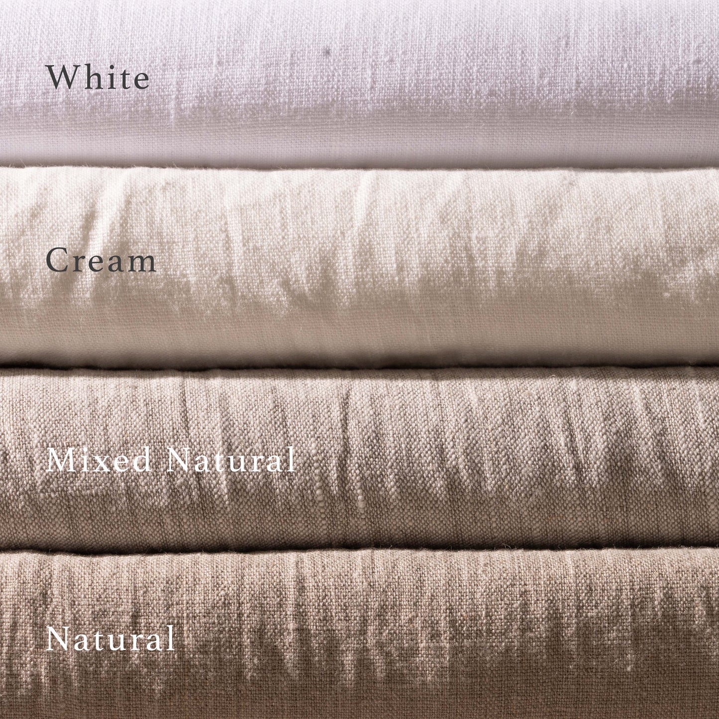 100% Stonewashed Linen Medium Weight Fabric by the Yard 7.2 oz Swatch
