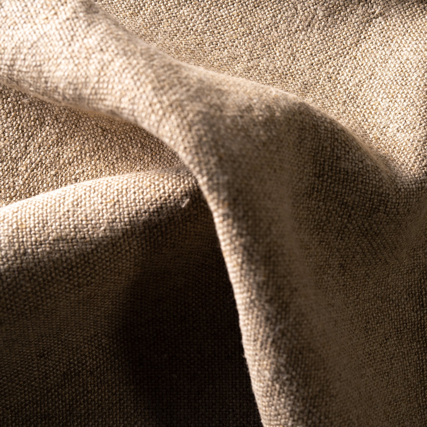 Upholstery Weight 100% Linen (12.5 oz/square yard) in Burlap Warm