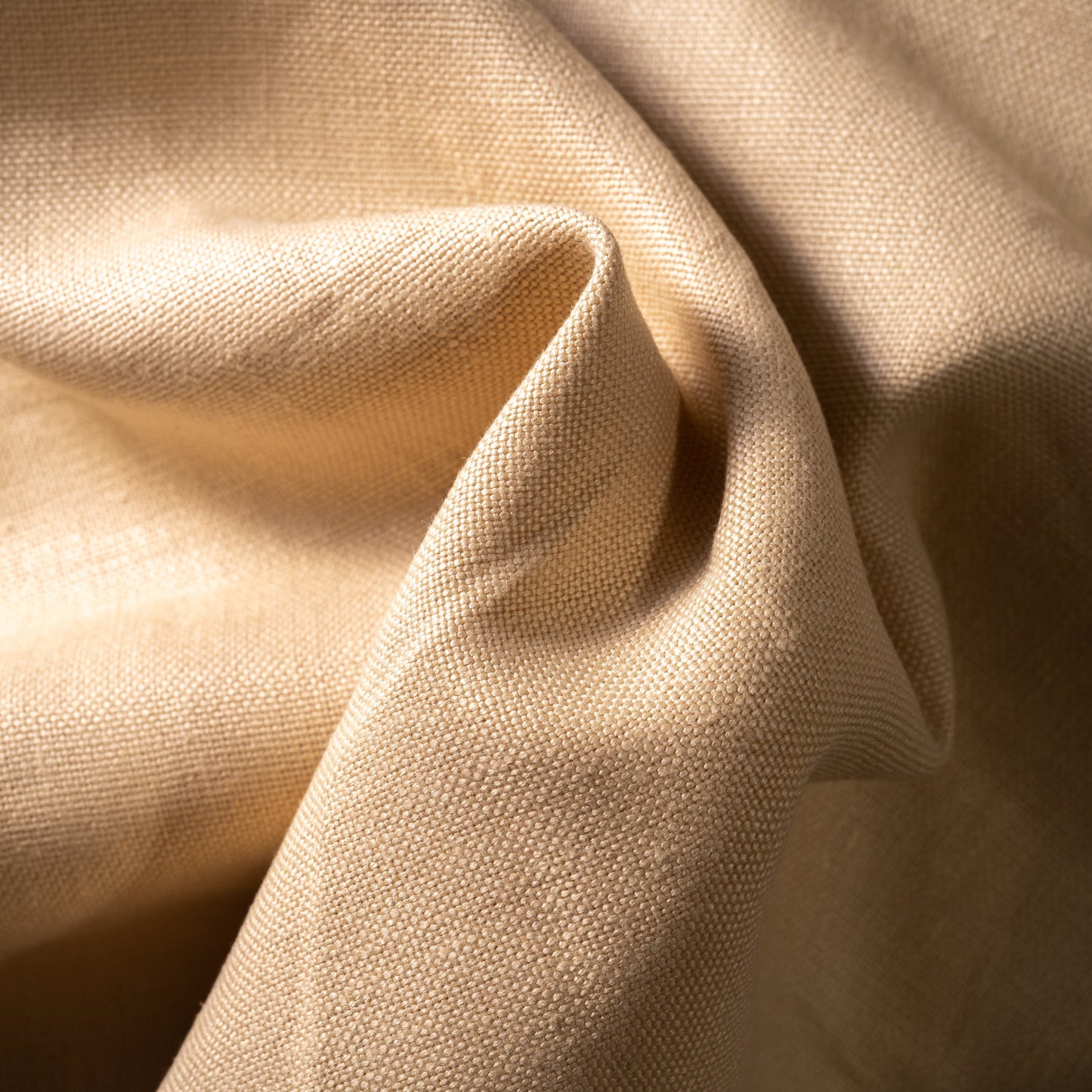 12 oz/sq yard 100% Upholstery/ Slipcover Weight Linen in Cashew Swatch