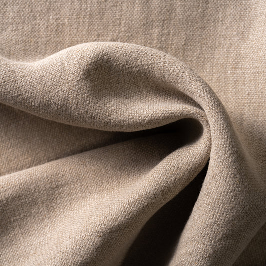 14.3 oz/sq yard 100% Upholstery/ Slipcover Weight Linen in Natural