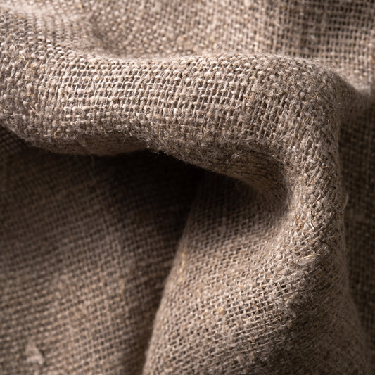 Washed Open Weave Linen in Natural