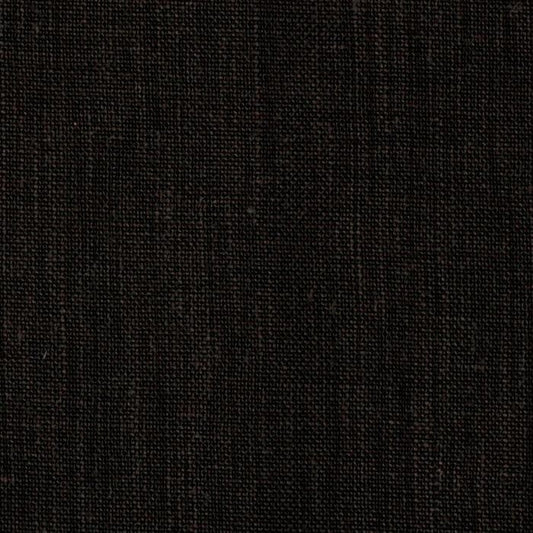 100% Linen Pure Medium Weight Black Fabric by the Yard 6 oz