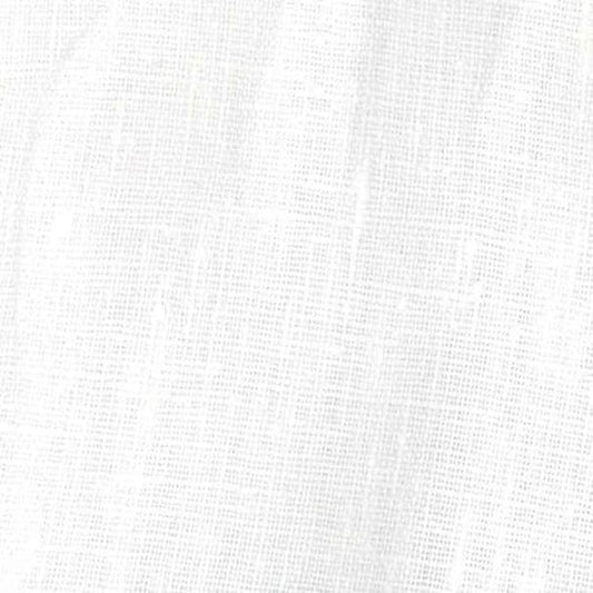 100% Linen Pure Medium Weight White Fabric by the Yard 6 oz Swatch